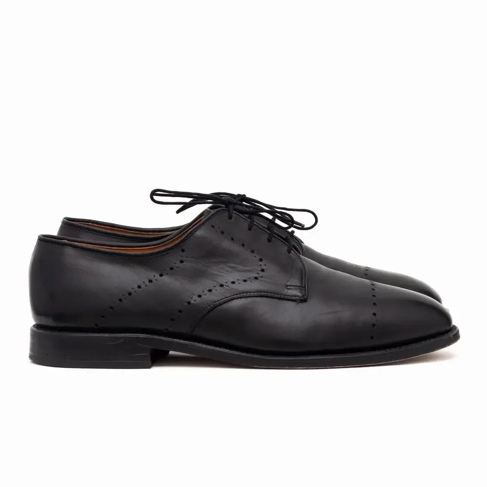 $425 Allen Edmonds Troy Black Leather Oxford Dress Shoes — US 10 EEE